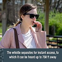 SABRE 2-in-1 Pepper Gel with Detachable Safety Whistle Keychain