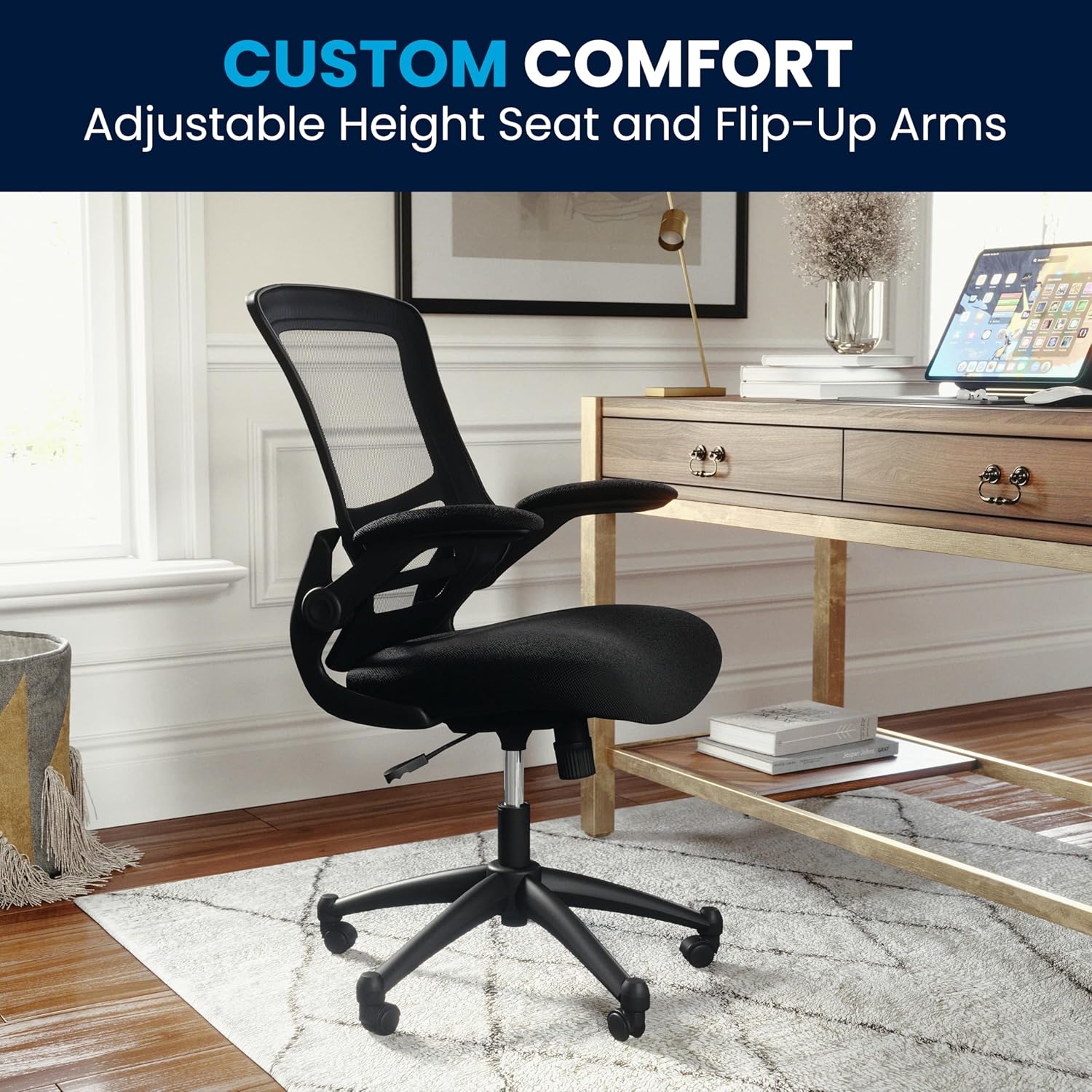 Flash Furniture Kelista Mid-Back Mesh Swivel Office Chair