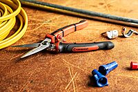 Crescent Wiss 8-1/2" EZ Utility Snip - Easy Snips for Home Improvement, Repair Shops & Garden