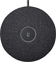 Logitech Rally Mic Pod, Black, 0.8" x 4" x 4"