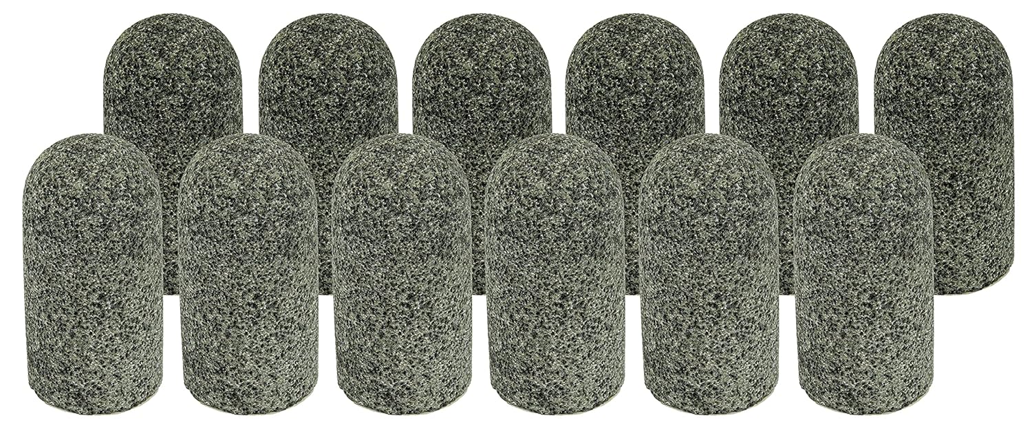 Weiler 68327 TIGER AO TYPE 18R Round Tip Portable Grinding Plug, A24-R, 1 1/2" X 3" X 5/8-11, (Pack of 12)