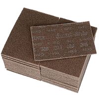 3M Scotch-Brite Heavy Duty Hand Pad 7440B, 6 in x 9 in, Pack of 40, Hand Sanding Pad - Metal Deburring and Finishing Pad