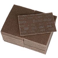 3M Scotch-Brite Heavy Duty Hand Pad 7440B, 6 in x 9 in, Pack of 40, Hand Sanding Pad - Metal Deburring and Finishing Pad