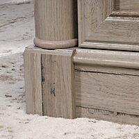 Sauder Palladia Executive Desk with Keyboard Tray and Cord Management