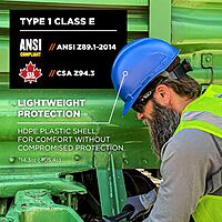 Ergodyne Skullerz 8967 Lightweight Cap-Style Hard Hat - Type 1, Class E
