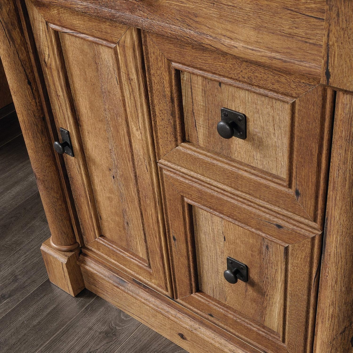 Sauder Palladia Computer Desk with Hutch, Home Office Desk