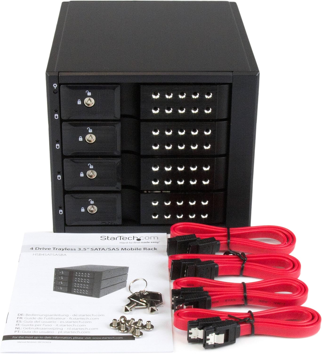 StarTech.com 4-Bay Mobile Rack Backplane - Trayless Hot Swap Mobile Rack Backplane for 3.5in SAS II/SATA III