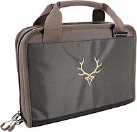 Evolution Outdoor Marksman Series Double Pistol Case – 13 in, 1680D, Gun Case with Fleece Lining, Hunting Gun Bag Green