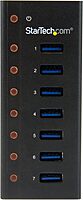 StarTech.com 7 Port USB 3.0 Hub (5 Gbps) - Metal Enclosure - Desktop or Wall Mountable