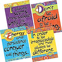 Barker Creek Art Prints Set of 8, Be Courageous, Inspirational Art Prints with a Self Empowering Theme, 8" x 10", Suitable for Framing, Set of 8 (4190)