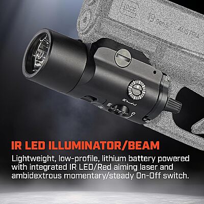 STREAMLIGHT TLR-VIR II Weapon-Mounted Tactical Light with IR Illuminator