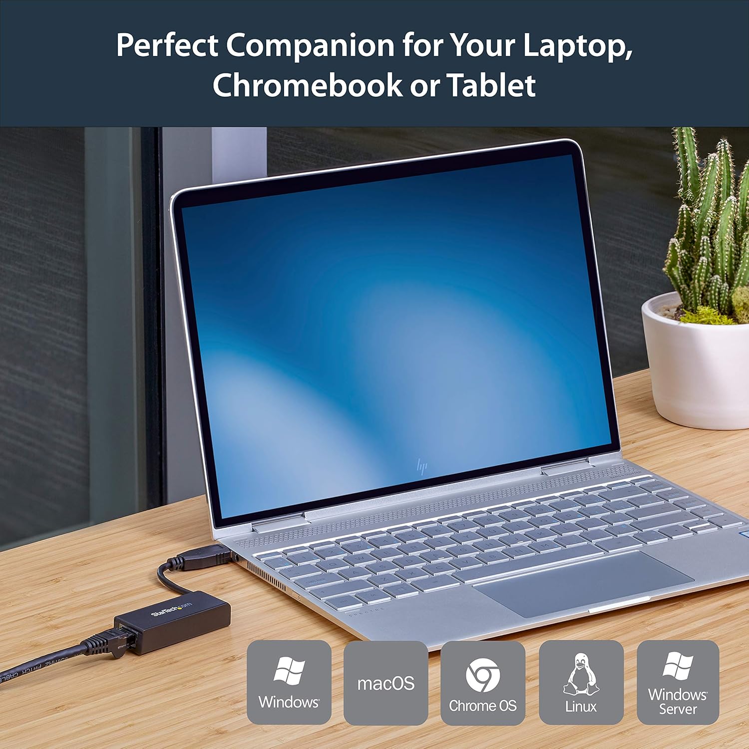 StarTech USB to Ethernet Adapter - USB to RJ45 Gigabit Network Adapter