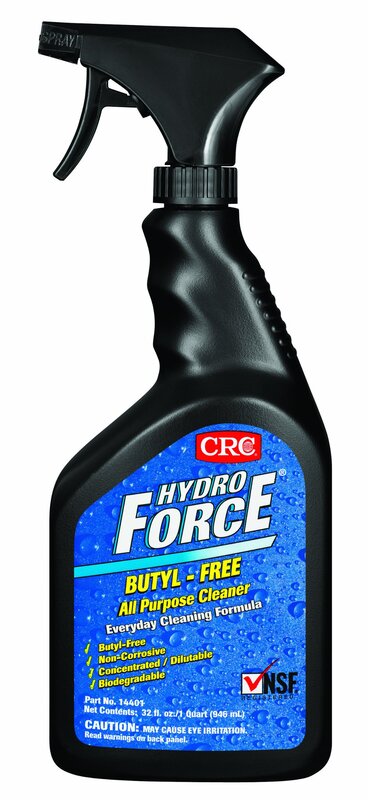 CRC HydroForce Butyl-Free All-Purpose Cleaner, 32 oz Spray Bottle (Part# 14401)