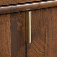 Sauder Clifford Place Library Base, Grand Walnut finish