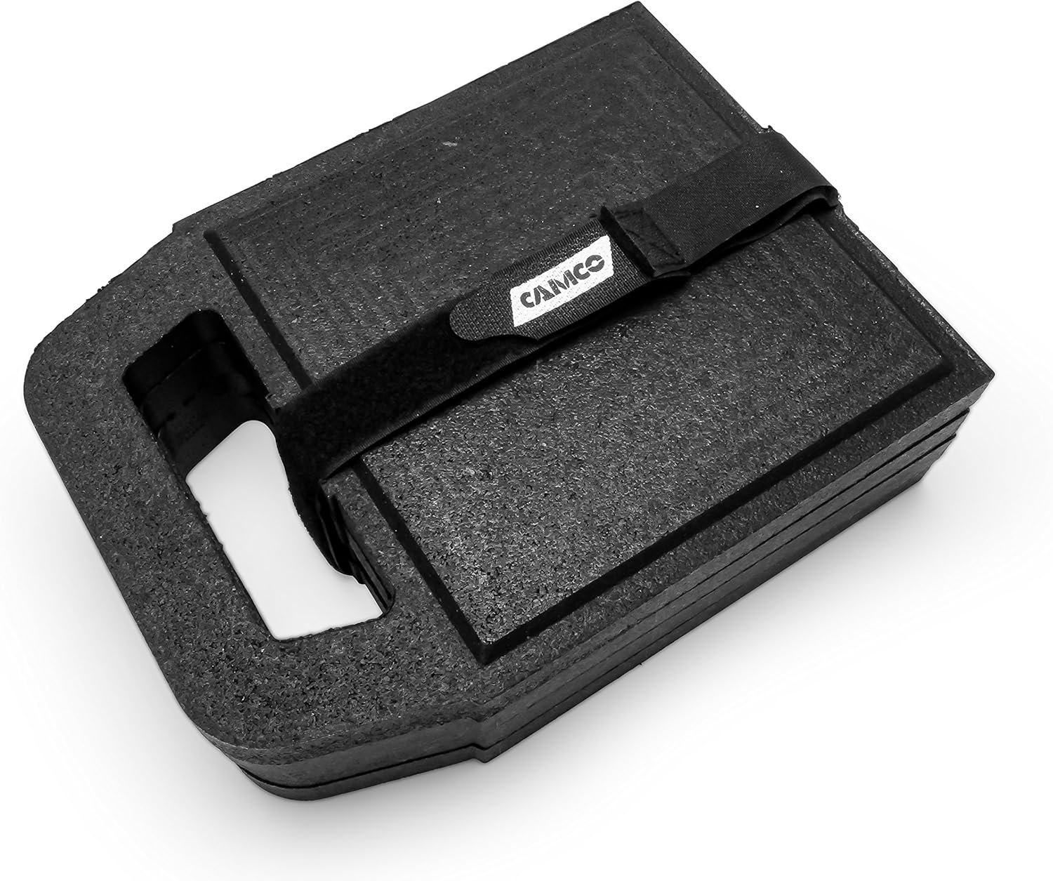 Camco Stabilizer Jack Flex Pads - Helps Prevent Jacks and Stabilizer from Sinking into The Ground -Can Be Used on Uneven