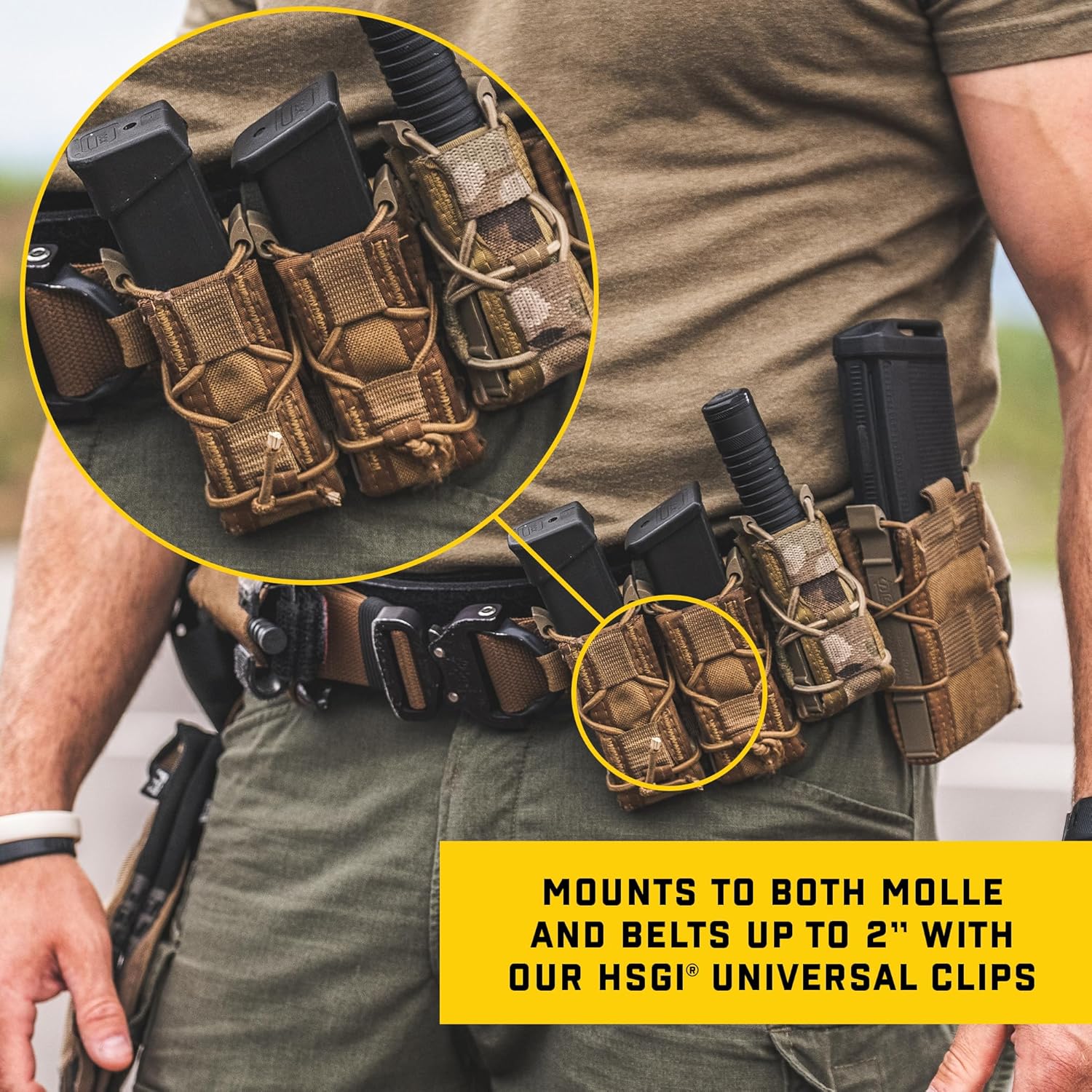 High Speed Gear Pistol TACO Single Magazine Pouch, MOLLE
