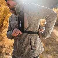 SABRE Frontiersman Bear Spray Holster, Nylon 3-in-1 Chest/Belt/Waist, Fits 7.9 & 9.2 oz