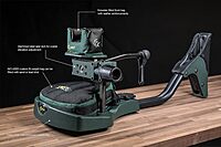 Caldwell Lead Sled FCX Adjustable Ambidextrous Recoil Reducing Rifle Shooting Rest for Range, Shooting Stability