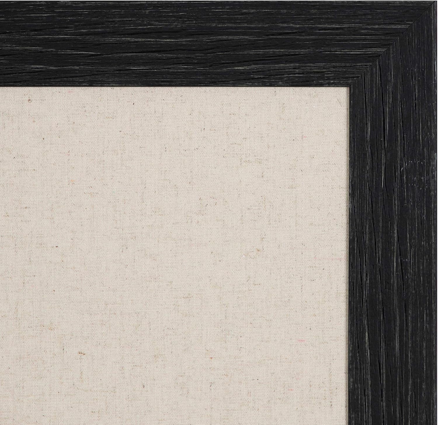 DESIGNOVATION Beatrice Framed Linen Fabric Pinboard