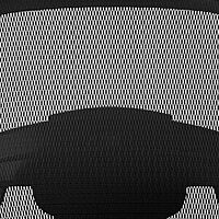 Flash Furniture Hercules Series Big & Tall Swivel Office and Gaming Chair, Ergonomic Mesh Office Chair with Padded Seat and Ratchet Back, Black