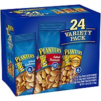 PLANTERS Variety Packs (Salted Cashews, Salted Peanuts & Honey Roasted Peanuts)