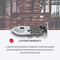 BOKER Plus 01BO010 Credit Card Knife with 2-1/4 in. Straight Edge Blade, Black