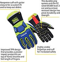 Ansell Ringers Gloves R-33 Extrication Gloves