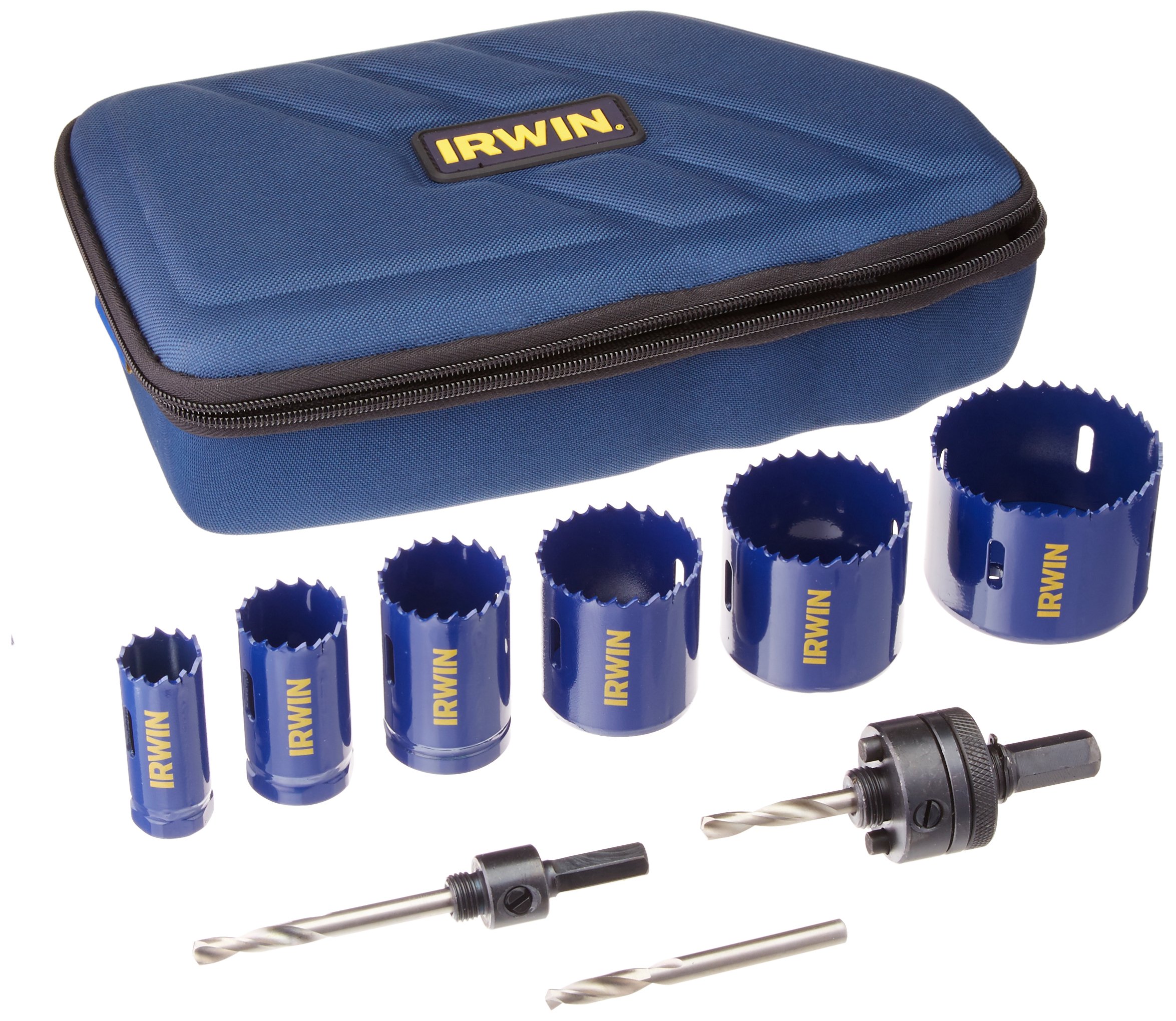 Irwin Tools IRWIN 3073003 Electricians Hole Saw Kit, 9-Piece