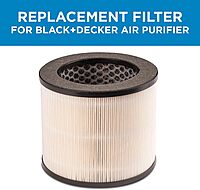 Black+Decker Replacement 3-Stage HEPA Filter, 5-15/16inH x 6-15/16inW x 6-15/16inD