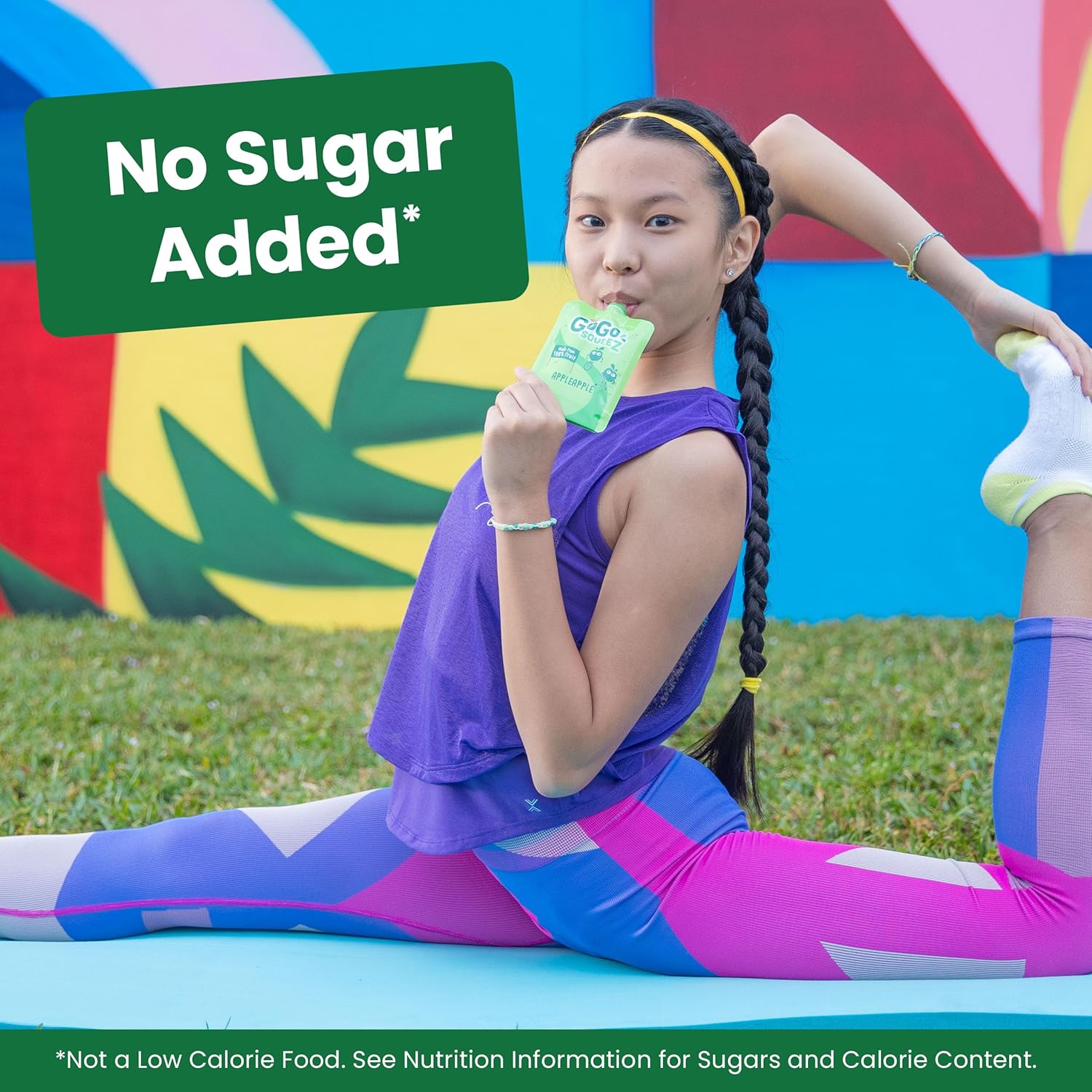 GoGo squeeZ Applesauce and Fruit Puree, Apple Apple, 3.2 oz (Pack of 18), Unsweetened Fruit Snacks for Kids, Gluten Free