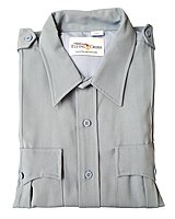 FLYING CROSS Deluxe Tropical Short Sleeve Shirt w/ Convertible Sport Collar