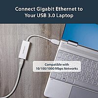 StarTech USB to Ethernet Adapter - USB to RJ45 Gigabit Network Adapter