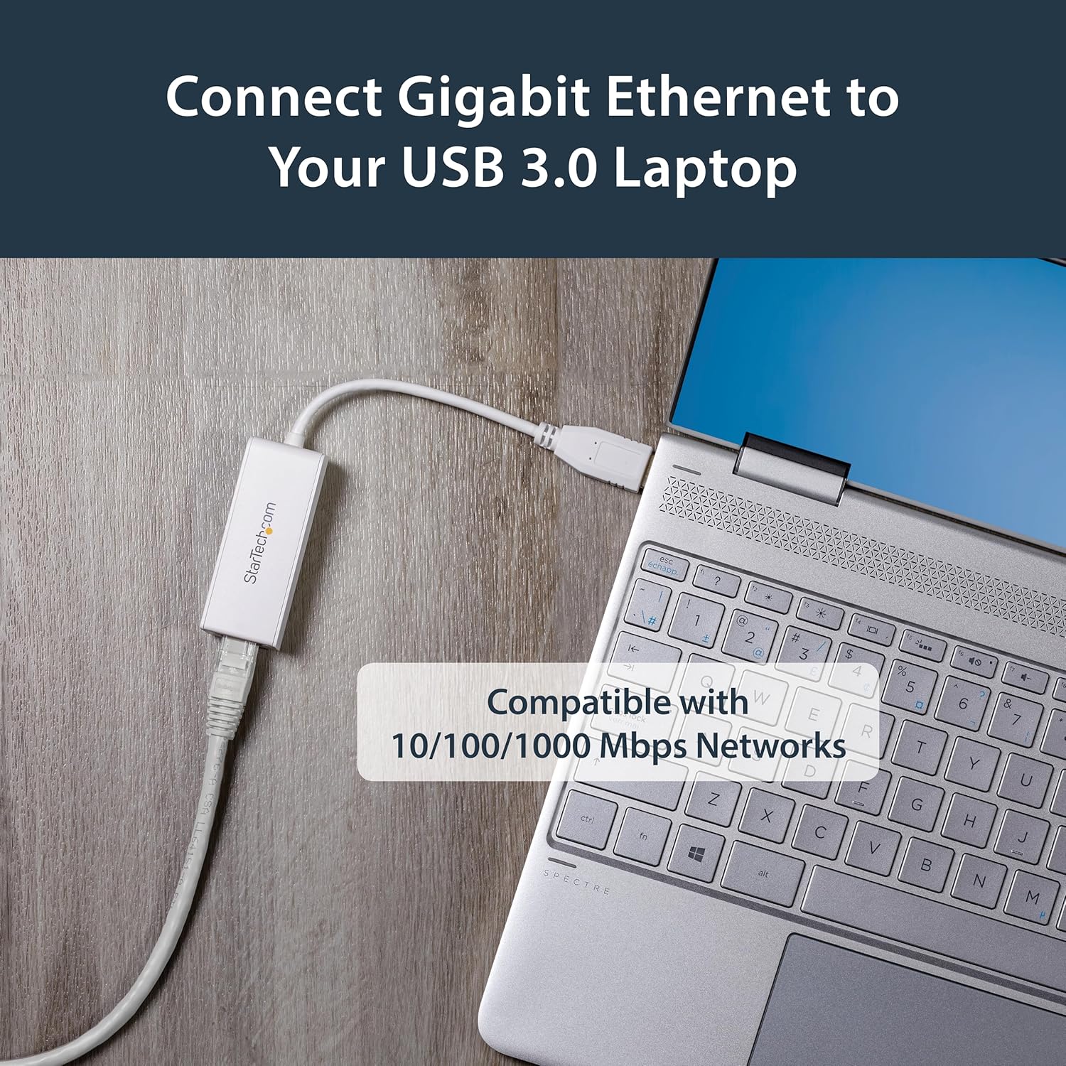 StarTech USB to Ethernet Adapter - USB to RJ45 Gigabit Network Adapter