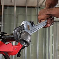 RIDGID Aluminum Straight Pipe Wrench