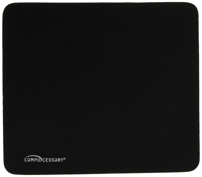 Compucessory Smooth Cloth Nonskid Mouse Pads, 23617