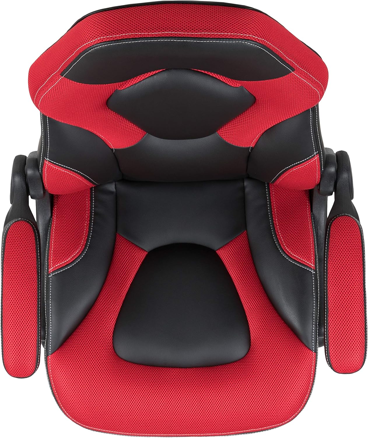 Flash Furniture X10 High-Back LeatherSoft Racing Style Gaming Chair with Flip-Up Arms