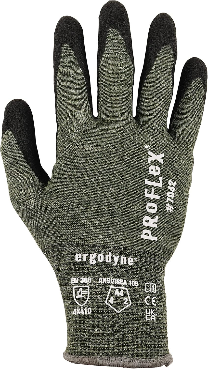 Ergodyne ProFlex 7042 Nitrile Coated Cut-Resistant Gloves