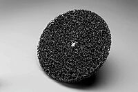 Scotch-Brite Clean and Strip Disc, Silicon Carbide, 6" Diameter, 1/4" Center Hole Diameter, Extra Coarse Grit (Pack of 1)