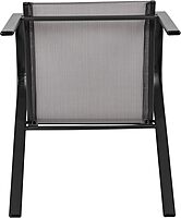 FLASH FURNITURE Brazos Series Outdoor Stackable Patio Chairs with Flex Comfort Material