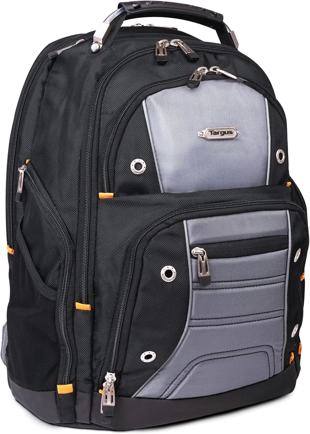 Targus Drifter II Laptop Backpack, Black/Gray – Backpack for Men for Business and Travel, Durable Water-Resistant Material