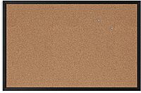 U Brands Cork Bulletin Board with Wood Frame