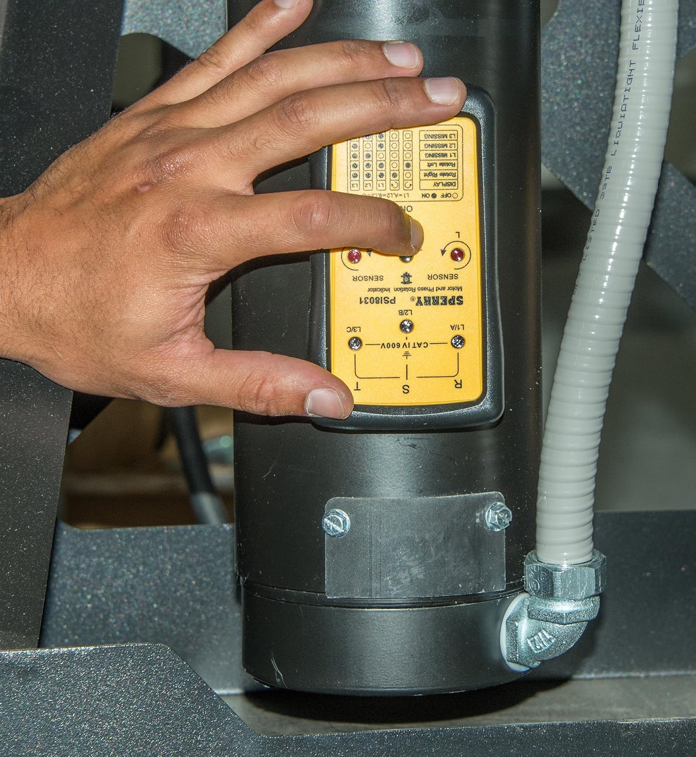 Sperry Instruments PSI8031 Phase Sequence Indicator, Black & Yellow