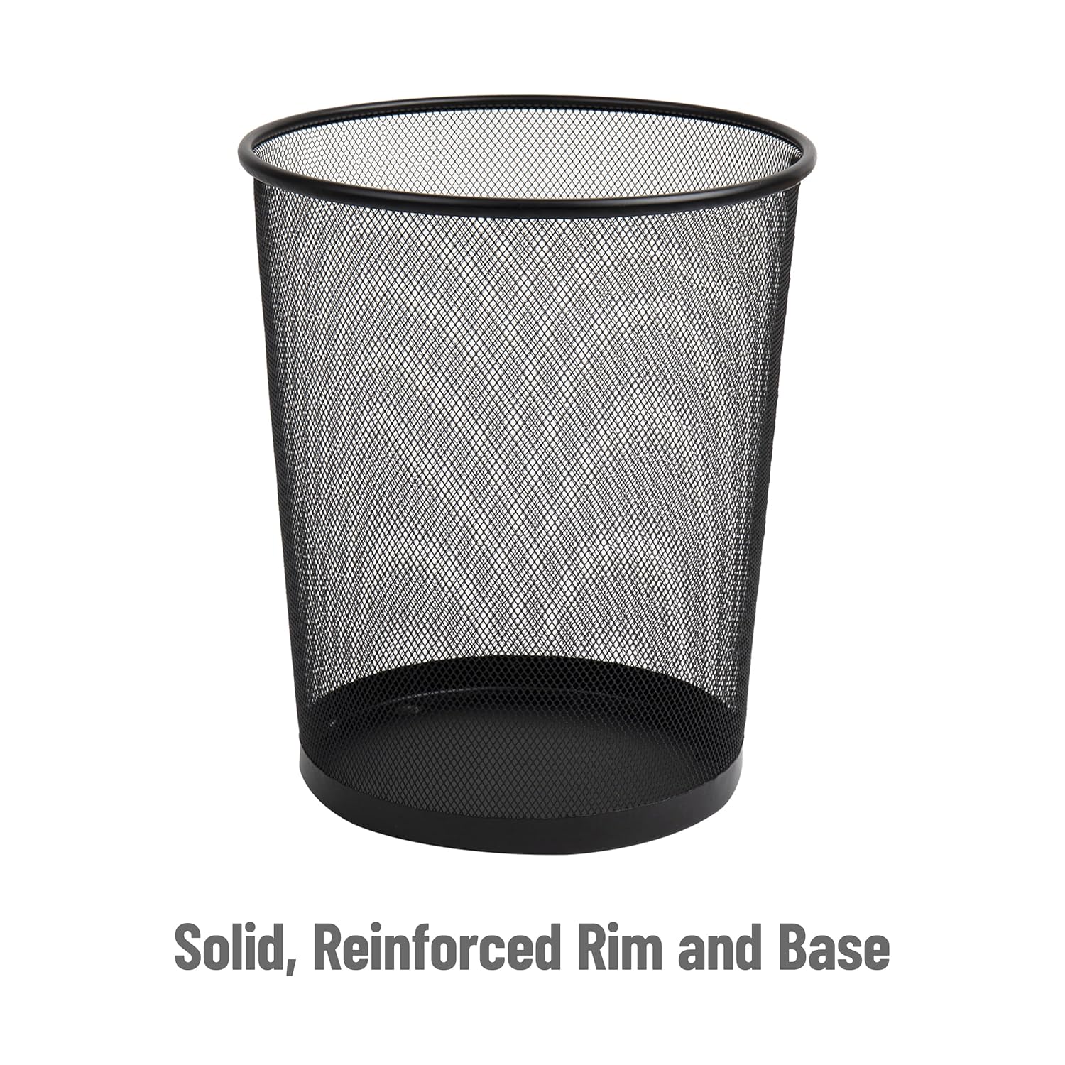MIND READER Mesh Trash Can, Metal Mesh Waste Basket