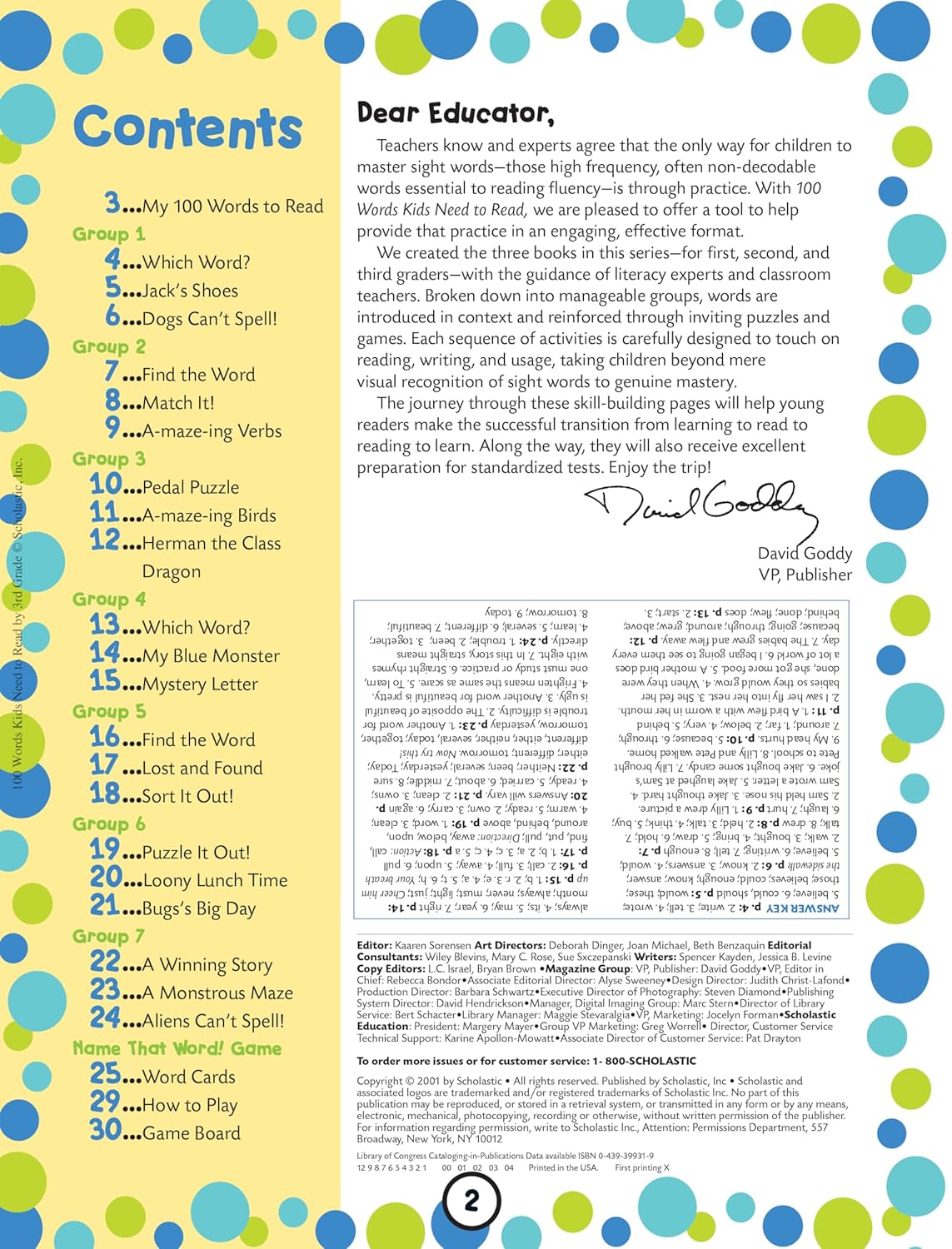 100 Words Kids Need to Read by 3rd Grade: Sight Word Practice to Build Strong Readers