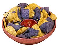 Nostalgia Taco Tuesday 10-Inch Tortilla Chip & Salsa Bowl, Perfect For Potato Chips, Pretzels, Veggies, Ranch, Guacamole