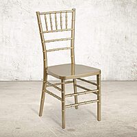 Flash Furniture Hercules Premium Series Chiavari Chair for Formal Events and Banquets, Commercial/Residential All-Occasion Event Chair, Gold 1