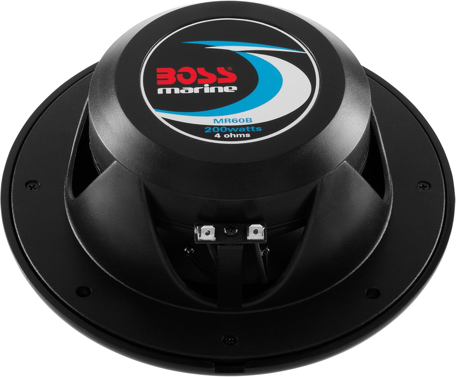 BOSS Audio Systems MR60B 200 Watt Per Pair, 6.5 Inch , Full Range, 2 Way Weatherproof Marine Speakers Sold in Pairs BLACK