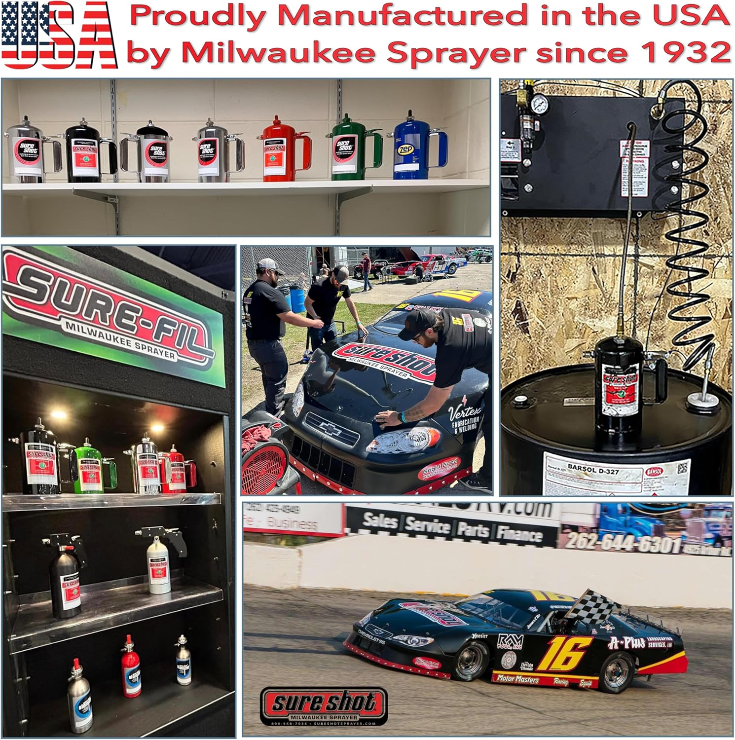 SURE SHOT A1000B 1-Quart Non Aerosol Sprayer - Refillable Pressurized Sprayer