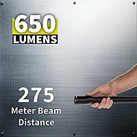 Nightstick Full-Size Black NSR-9744XL Metal Multi-Function Rechargeable Led Flashlight