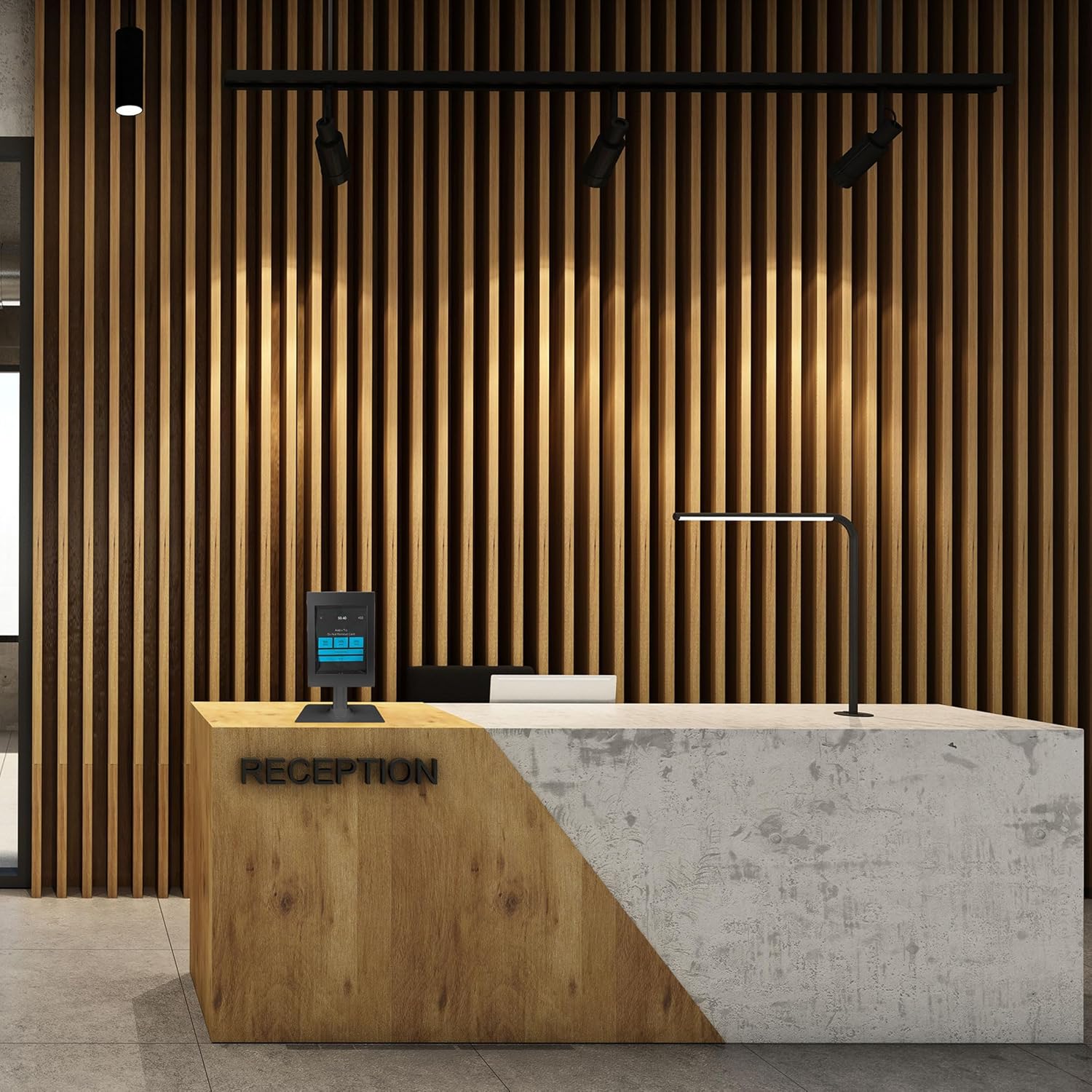 Mount-It! Anti-Theft Tablet Kiosk, Locking Countertop Tablet Enclosure with Freestanding Base - Pro, iPad Air